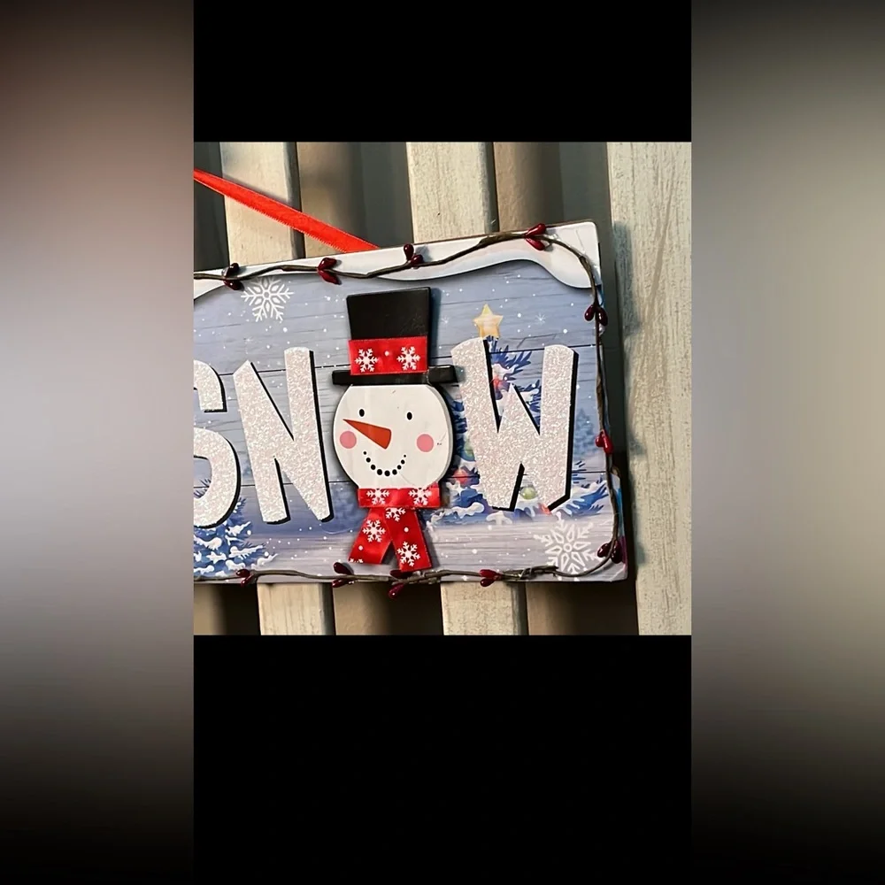 Clearance ~ ⭐️ A 2 for $14 item ⭐️ Christmas Holiday Door or Wall Hanging 🎄🆕🎄